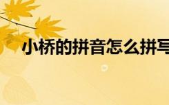 小桥的拼音怎么拼写声调（小桥的拼音）