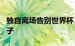 独自离场告别世界杯，37岁的C罗哭得像个孩子