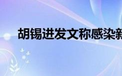 胡锡进发文称感染新冠 这下“踏实”了