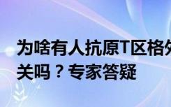 为啥有人抗原T区格外红？和病情严重程度有关吗？专家答疑