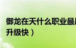 御龙在天什么职业最厉害（御龙在天什么职业升级快）