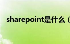 sharepoint是什么（sharepoint是什么）