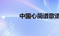 中国心简谱歌谱（中国心简谱）
