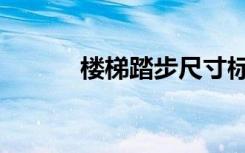 楼梯踏步尺寸标准（楼梯踏步）