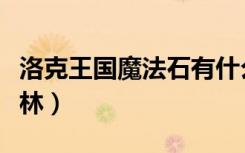 洛克王国魔法石有什么功效（洛克王国魔法密林）