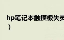 hp笔记本触摸板失灵（hp笔记本触摸板设置）