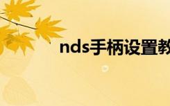 nds手柄设置教程（nds手柄）