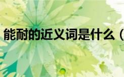 能耐的近义词是什么（能耐的近义词是什么）