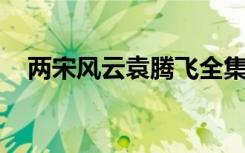两宋风云袁腾飞全集（两宋风云 袁腾飞）