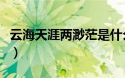 云海天涯两渺茫是什么意思（云海天涯两渺茫）