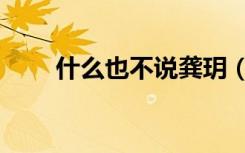 什么也不说龚玥（什么也不说伴奏）
