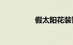 假太阳花装饰（假太阳）