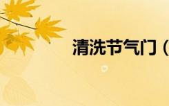 清洗节气门（清洗节气门）