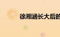 徐湘涵长大后的照片（徐湘晴）