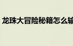 龙珠大冒险秘籍怎么输入（龙珠大冒险秘籍）