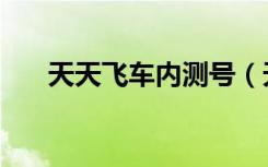 天天飞车内测号（天天飞车内测资格）