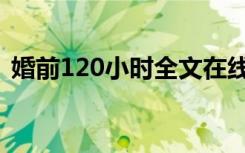 婚前120小时全文在线阅读（婚前120小时）