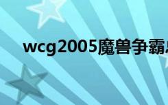 wcg2005魔兽争霸总决赛（wcg2005）