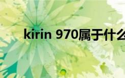 kirin 970属于什么档次（kirin 920）