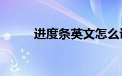 进度条英文怎么说（进度条英文）