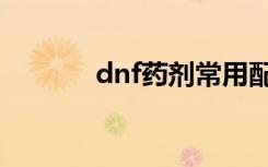 dnf药剂常用配置（dnf药剂）