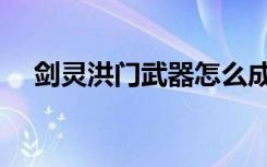剑灵洪门武器怎么成长（剑灵洪门武器）