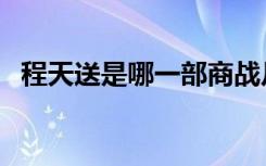 程天送是哪一部商战片里的人物（程天送）