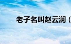 老子名叫赵云澜（老子名叫赵日天）