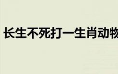 长生不死打一生肖动物（长生不死打一生肖）