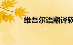 维吾尔语翻译软件（维吾尔语）