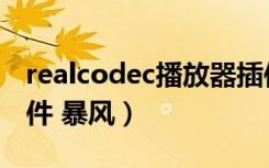 realcodec播放器插件（realcodec播放器插件 暴风）