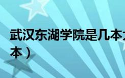 武汉东湖学院是几本大学（武汉东湖学院是几本）