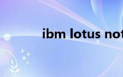 ibm lotus notes（ibm r31）