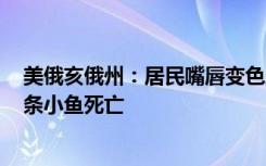 美俄亥俄州：居民嘴唇变色脸上起红斑 附近溪流中约3500条小鱼死亡