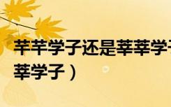 芊芊学子还是莘莘学子读音（芊芊学子还是莘莘学子）