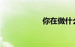你在做什么中国edu