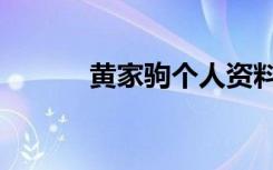 黄家驹个人资料（黄家驹假死）