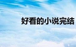 好看的小说完结（好看的小说吧）