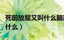 死前放屁又叫什么脑筋急转弯（死前放屁又叫什么）