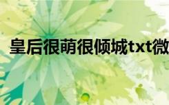 皇后很萌很倾城txt微盘（皇后很萌很倾城）