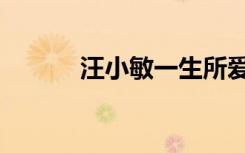汪小敏一生所爱（汪小敏资料）