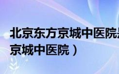 北京东方京城中医院是公办医院吗（北京东方京城中医院）