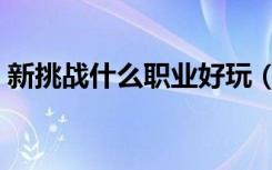 新挑战什么职业好玩（新挑战什么职业厉害）