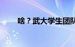 啥？武大学生团队研发出“隐身衣”