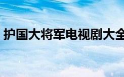 护国大将军电视剧大全（护国大将军演员表）