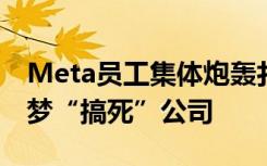 Meta员工集体炮轰扎克伯格：正用元宇宙大梦“搞死”公司