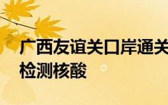 广西友谊关口岸通关措施调整 入境后将不再检测核酸