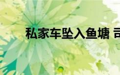 私家车坠入鱼塘 司机自救4乘客遇难