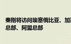 秦刚将访问埃塞俄比亚、加蓬、安哥拉、贝宁、埃及和非盟总部、阿盟总部