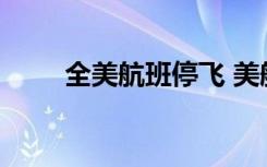 全美航班停飞 美航空局公布新进展
